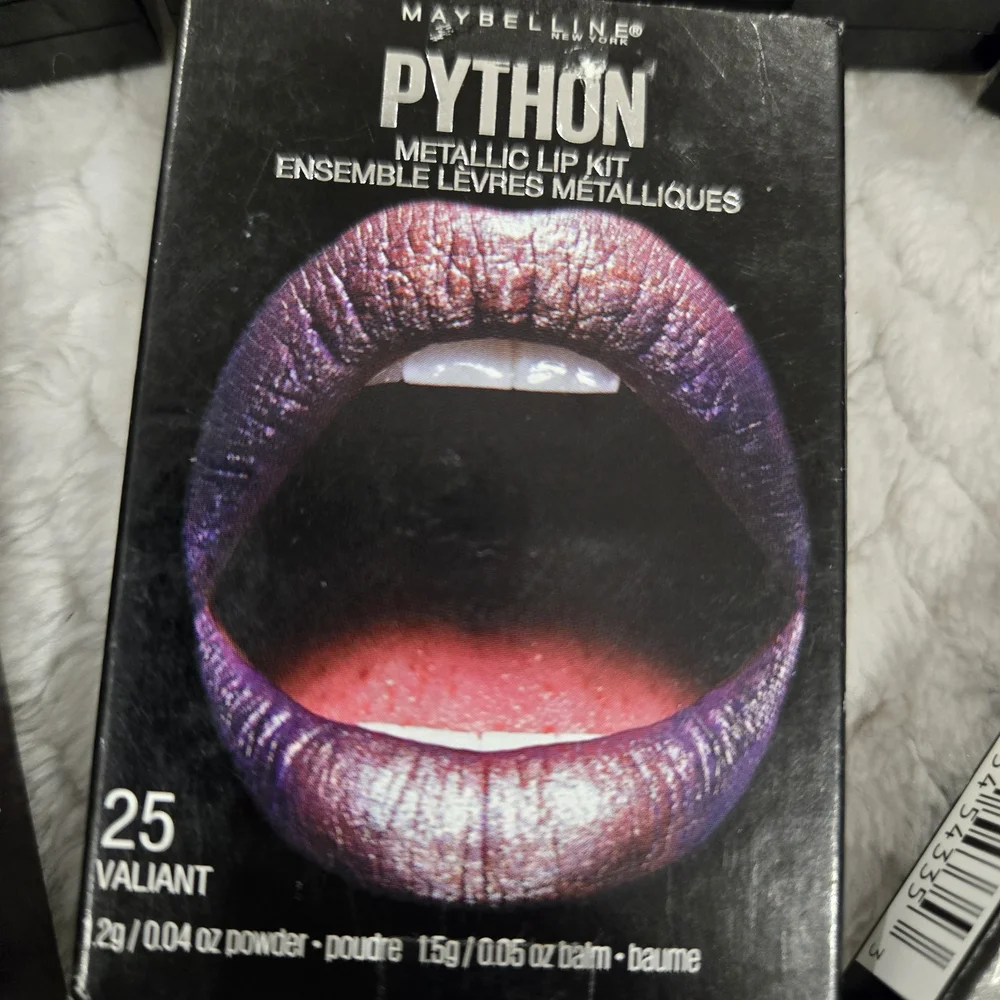 Maybelline Python Lip Kit + Profusion Eyeshadow Palette Makeup Bundle Lot New
